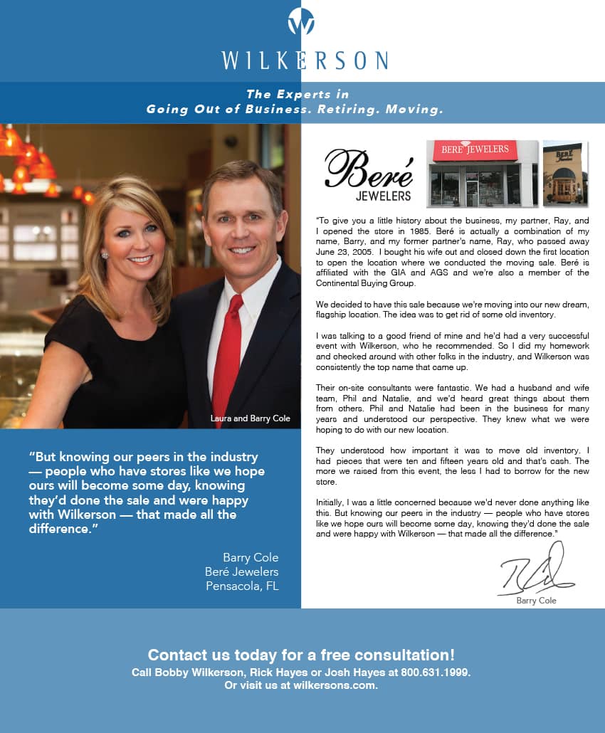 Photo from jewelry sale at Bere Jewelers