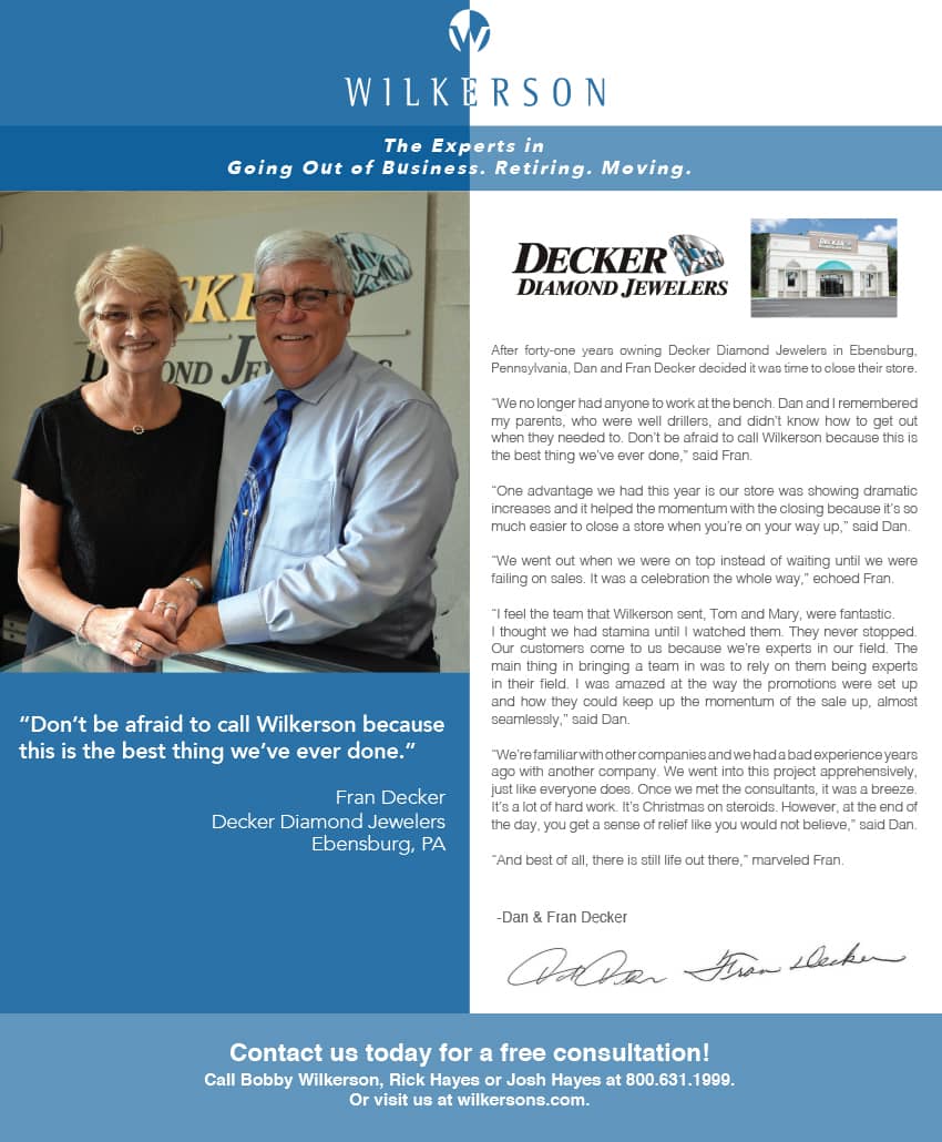 Photo from jewelry sale at Decker Diamond Jewelers