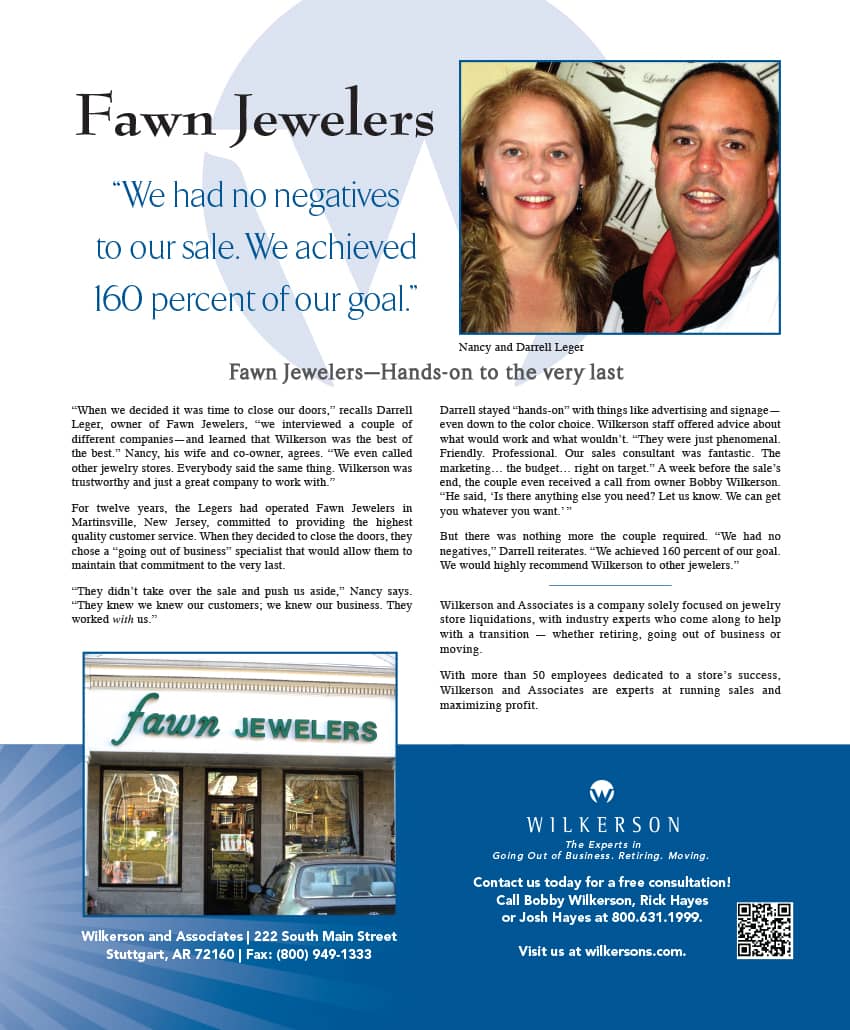 Photo from jewelry sale at Fawn Jewelers
