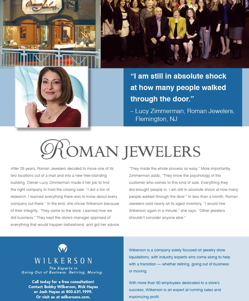 Photo from jewelry sale at Roman Jewelers