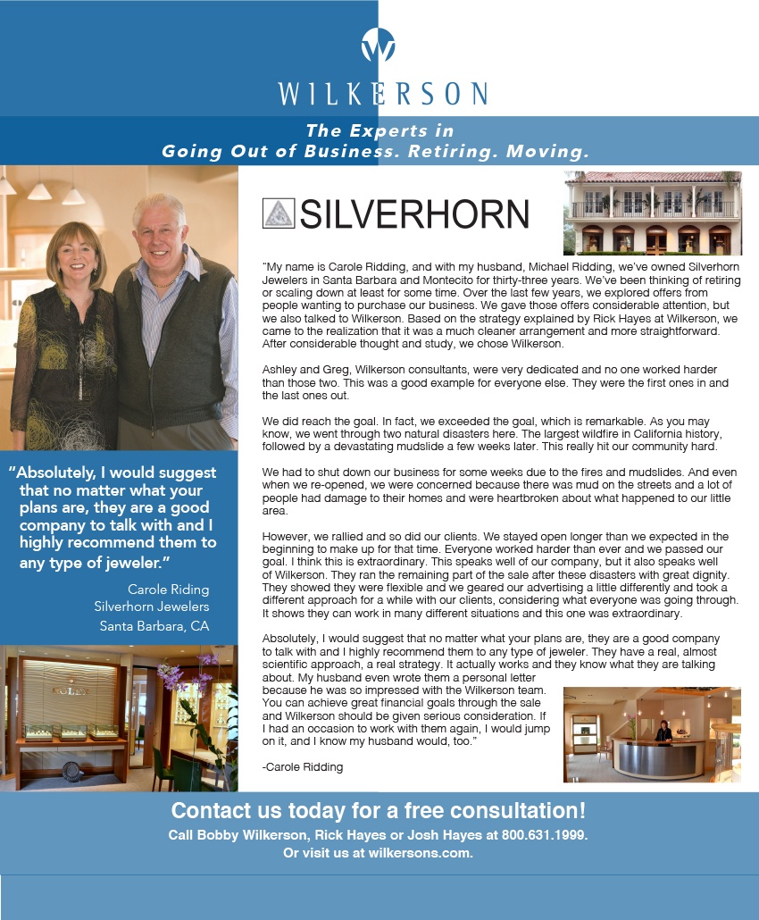 Photo from jewelry sale at Silverhorn Jewelers
