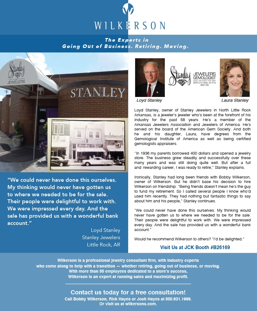 Photo from jewelry sale at Stanley Jewelers