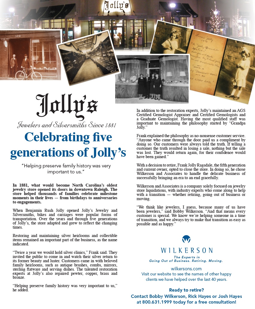 Photo from jewelry sale at Jolly’s Jewelry