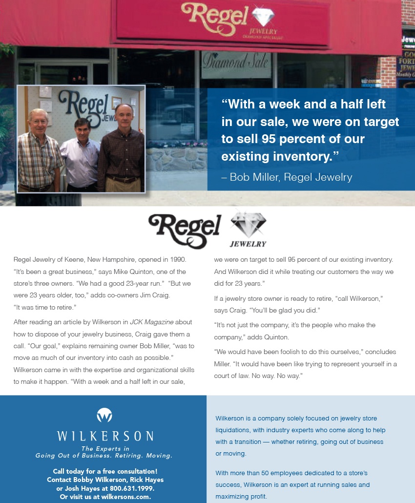 Photo from jewelry sale at Regel Jewelry