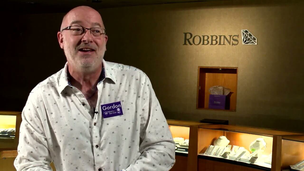 Still image from the video about the jewelry sale at Robbins Delaware Diamonds