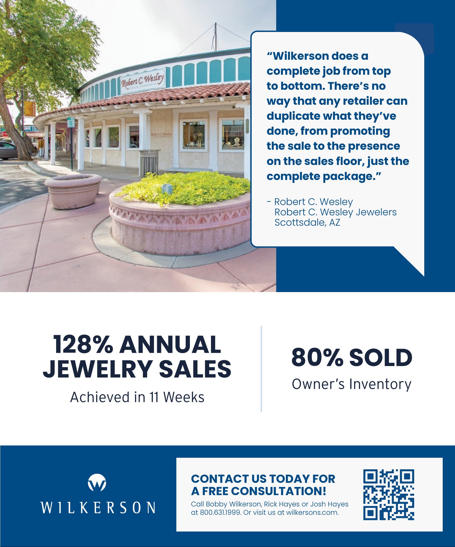 Photo from jewelry sale at Robert C. Wesley Jewelers