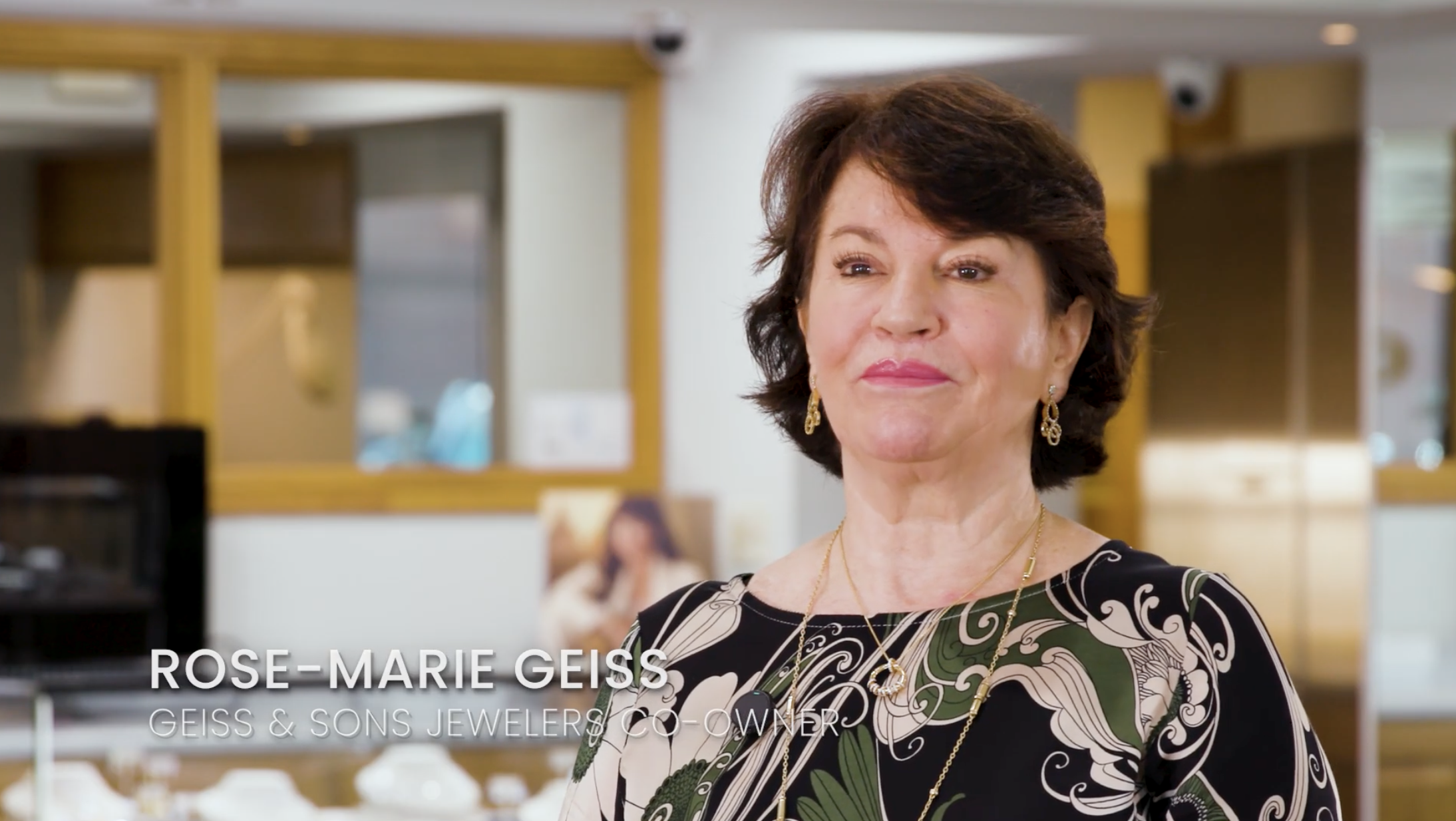 Still image from the video about the jewelry sale at Geiss & Sons Jewelers